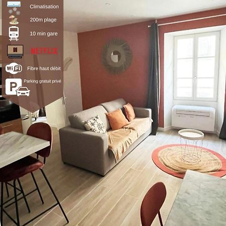 Sublime T2/ Cosy/ Clim/ Parking/Plage Menton Exterior foto