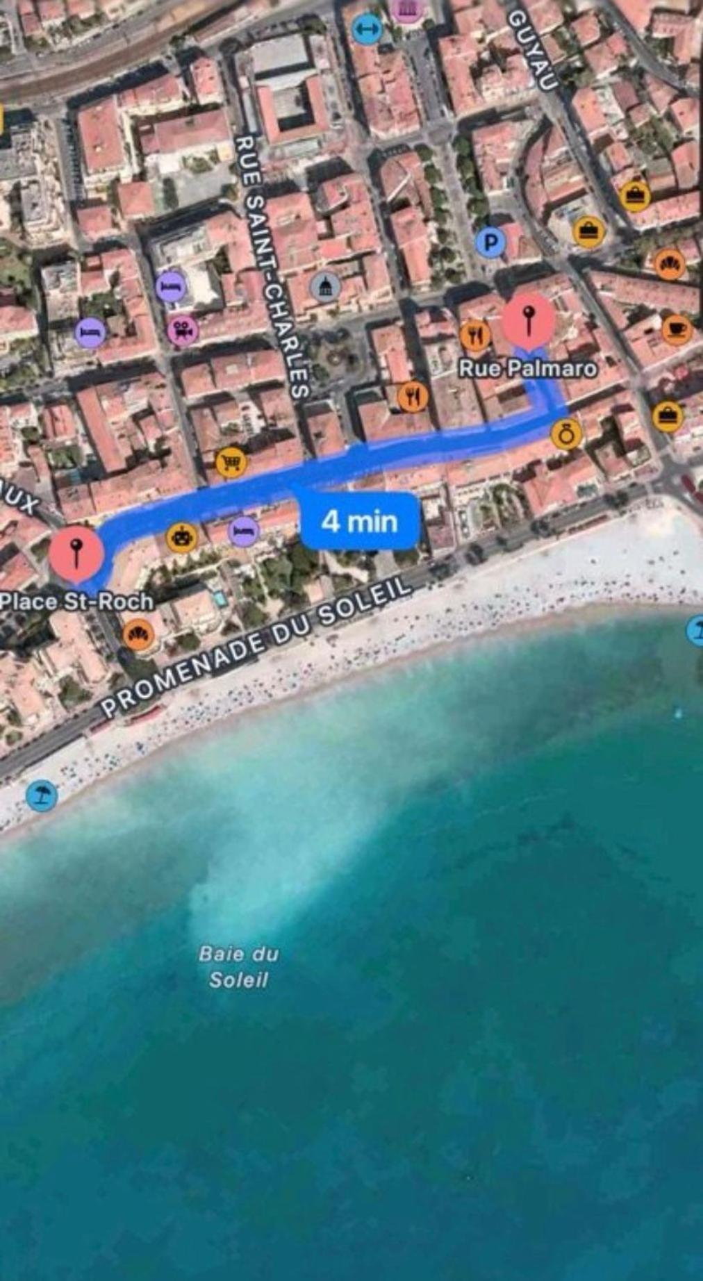Sublime T2/ Cosy/ Clim/ Parking/Plage Menton Exterior foto